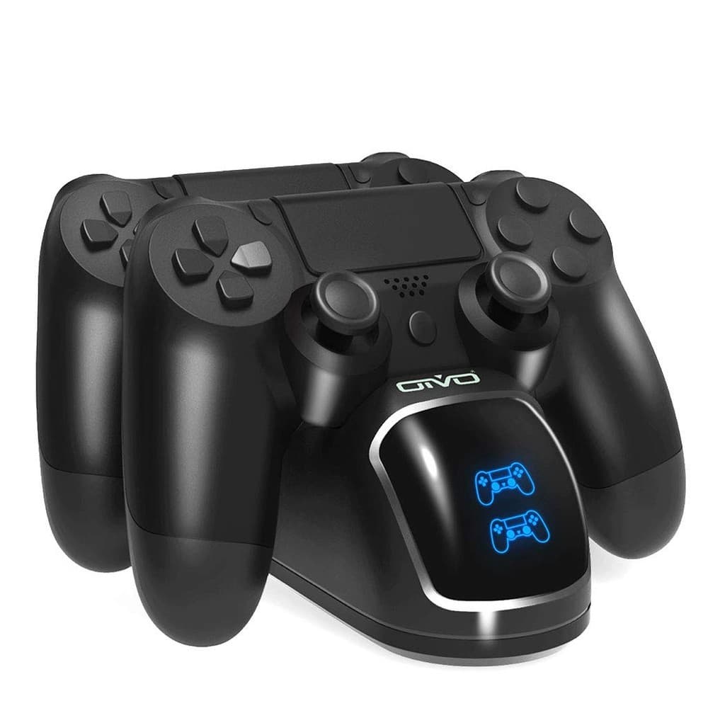 Estação de Carregamento para Controle PS4 Moderna com Chip Atualizado para PS4/PS4 Slim/PS4 Pro
