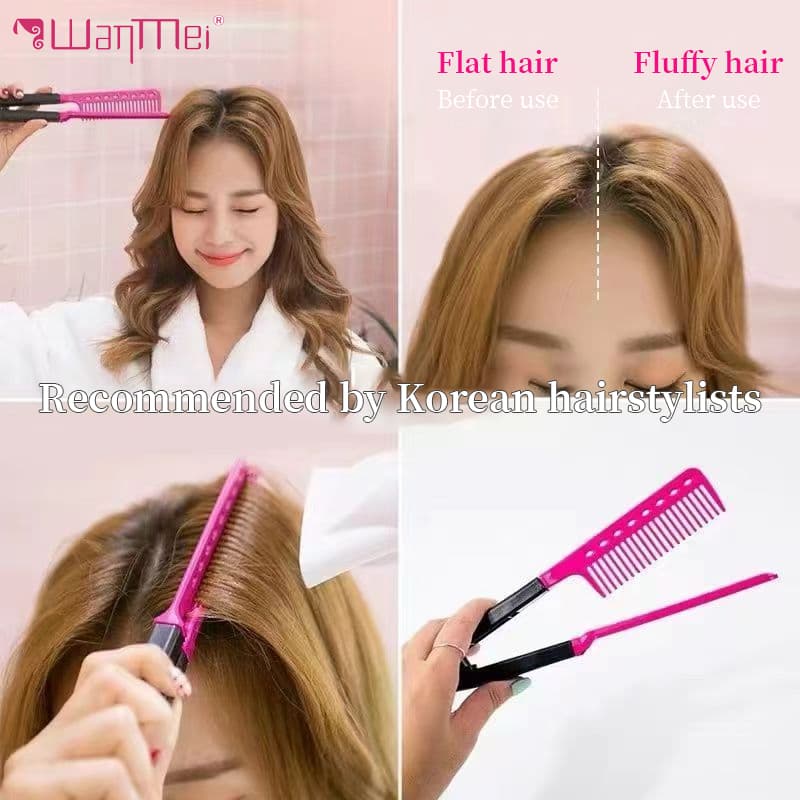 Pente Alisador De Cabelo DIY – Para Modelagem E Alisamento Profissional