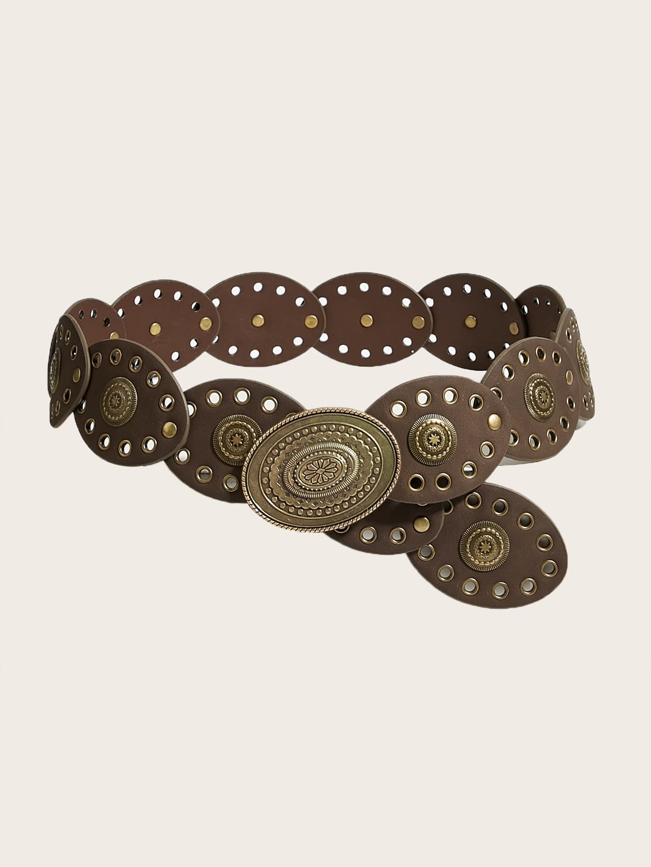 Cinto feminino largo, estilo boho, cinto western, cinto y2k, cinto com tachas, cinto marrom, cinto preto para mulheres,