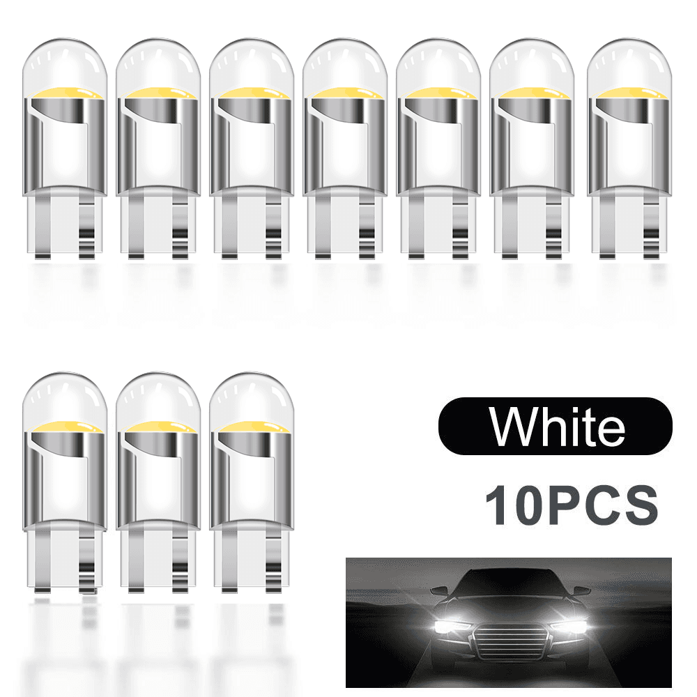 10 Pcs T10 W5W 168 501 2825 COB LED Lâmpada Para Porta Lateral De Estacionamento Em Cunha De Carro