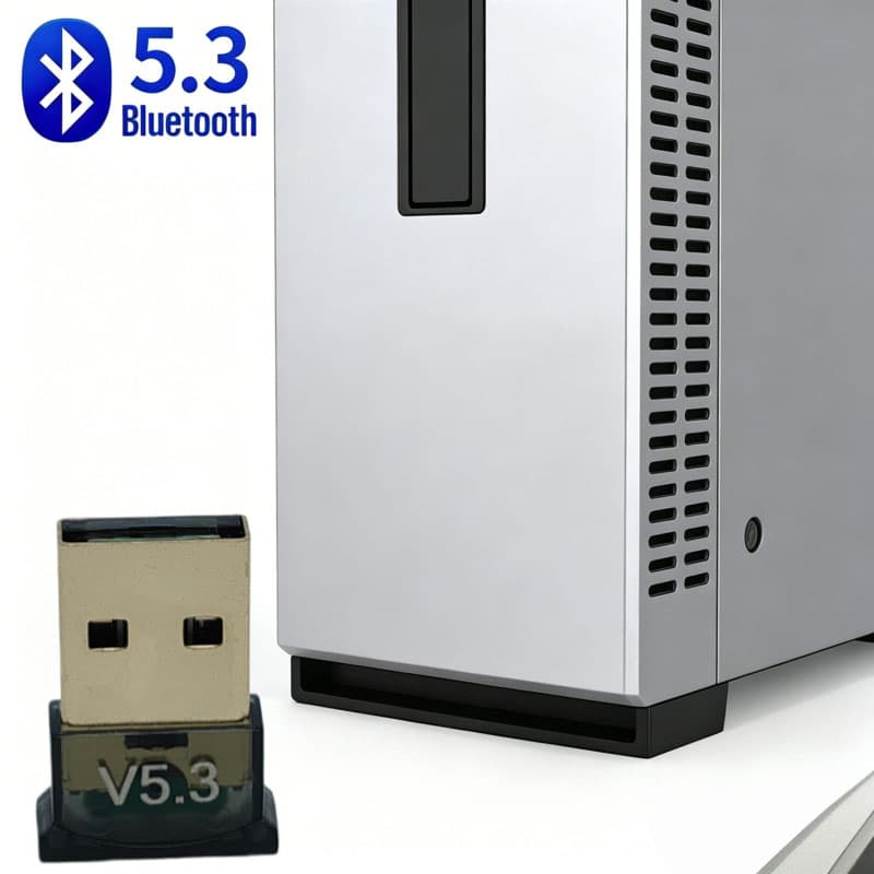 Adaptador USB Bluetooth 5.3 Receptor de Áudio Sem Fio Para PC Laptop Tablet Telefone