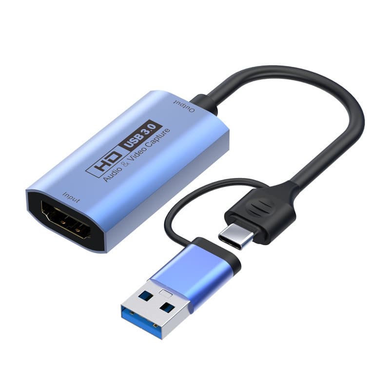 Placa De Captura De Vídeo USB 4K 3.0 Tipo-C 1080P 60Hz Grabber Para Sistema De Áudio E De Telefone PC Elite X
