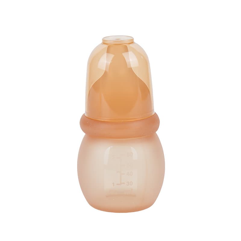 A Mamadeira De Silicone Multiuso De 60ml Para Recém-Nascidos | Leite Materno , Fórmula E Purê Aperto Adequado Viagens