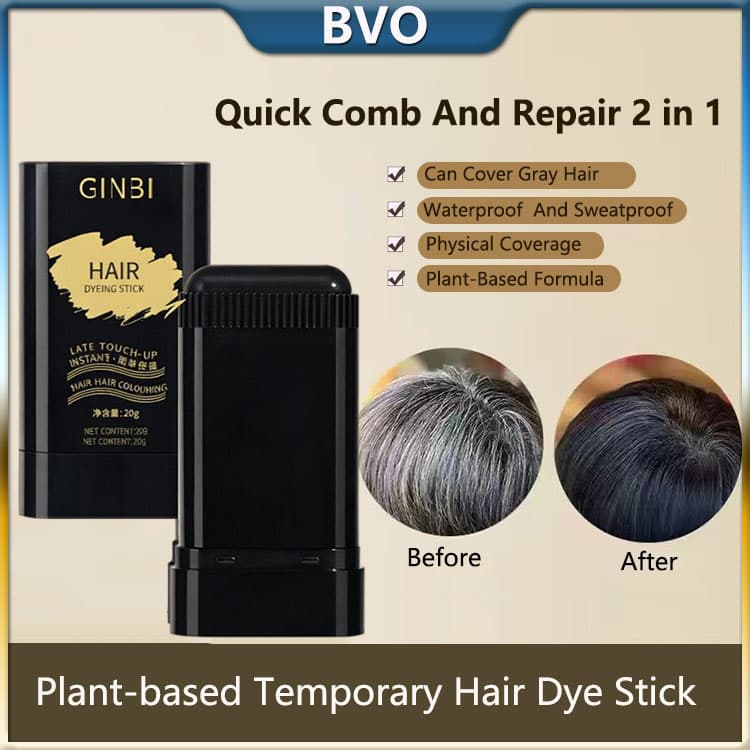Pente De Tintura De Cabelo À Prova D'água E De Suor Temporário De Longa Duração