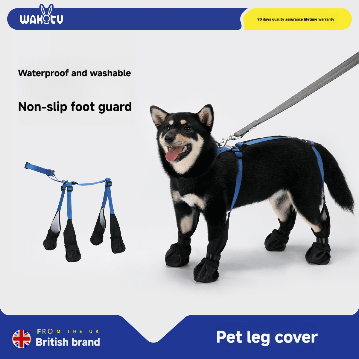 Botas de Cachorro à Prova D'Água Ajustáveis, Sapatos Respiráveis para Pets para Caminhadas ao Ar Livre, Sapatos Macios
