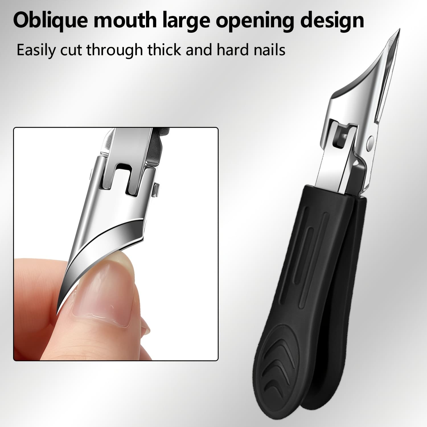 Anti-Respingo Cortador De Unhas Grande Grosso Duro Especial Afiado Alicate Diagonal Tesoura Ferramentas De Manicure Domé