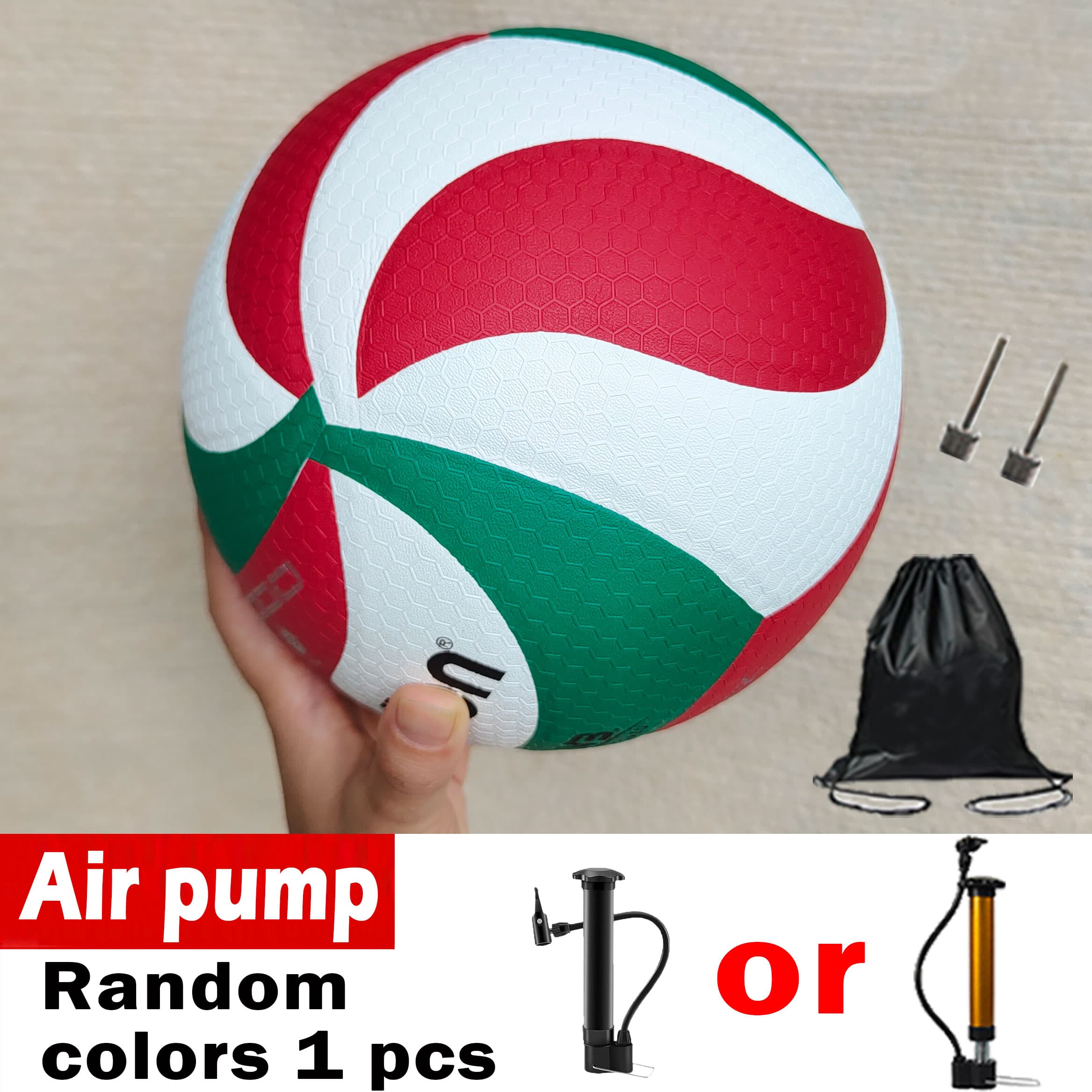 Voleibol PU Durável , Modelo 5000 , Jogo De Treinamento De Vôlei , Tamanho 5 , Bomba + Agulha + Bolsa De Malha , Adequad