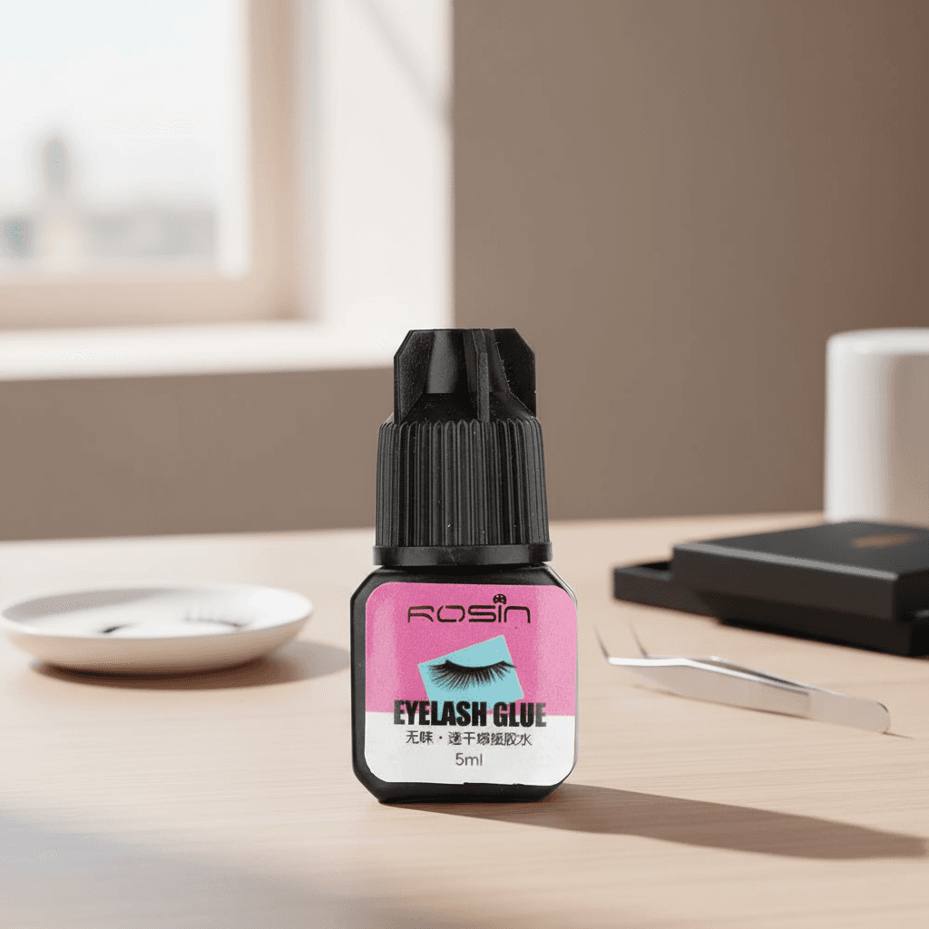Cola para Extensão de Cílios 5ml - Secagem Rápida, Acessório Profissional para Enxertia de Cílios