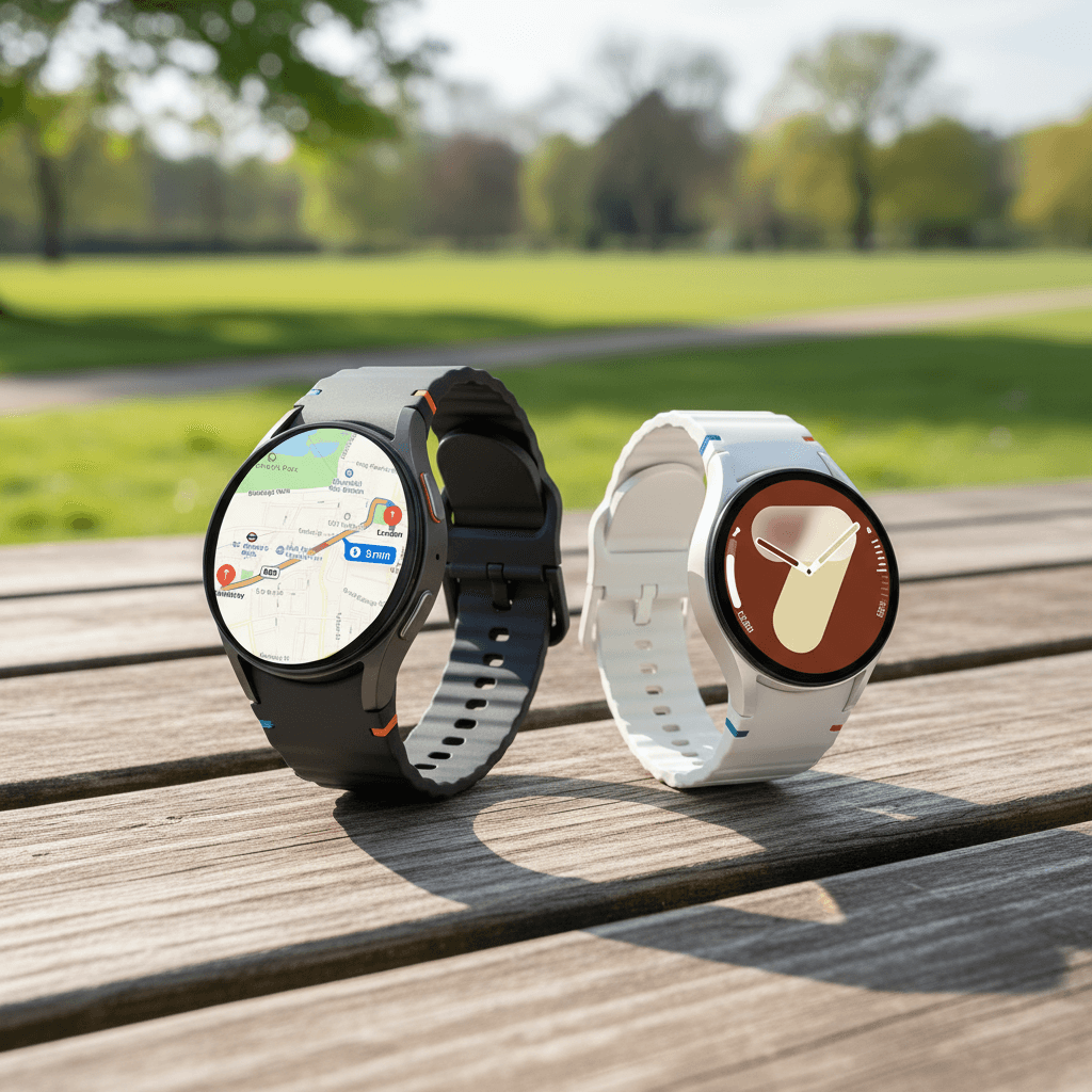 2025 Galaxy Smartwatch 7 Ultra GPS Esportivo Fitness para Homens e Mulheres com Bússola, Monitor de Frequência