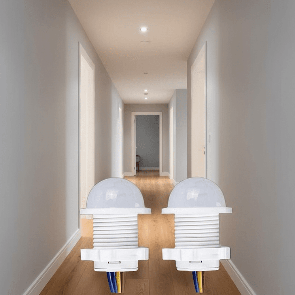2PCS Interruptor Inteligente Sensor de Movimento PIR 110V 220V Sensor Infravermelho Humano Automático Ligar/Desligar
