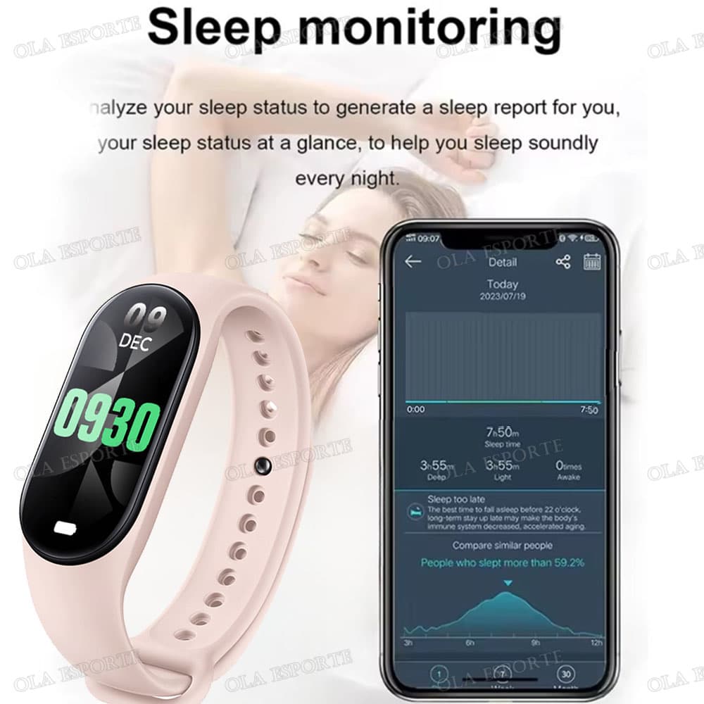 Smartwatch Rastreador De Fitness Masculino E Feminino , Monitoramento Do Sono Compatível Com Android iOS 2026 Nova Pulse