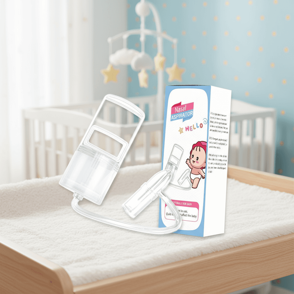 Aspirador Nasal Manual para Bebê, Dispositivo de Sucção de Nariz para Recém-Nascidos e Crianças Pequenas, Remoção Suave
