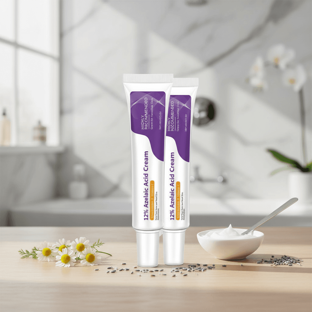 Creme de Ácido Azelaico, Sérum Facial de Ácido Azelaico 12%, Niacinamida & Vitamina C, Cuidados com a Pele, 20g
