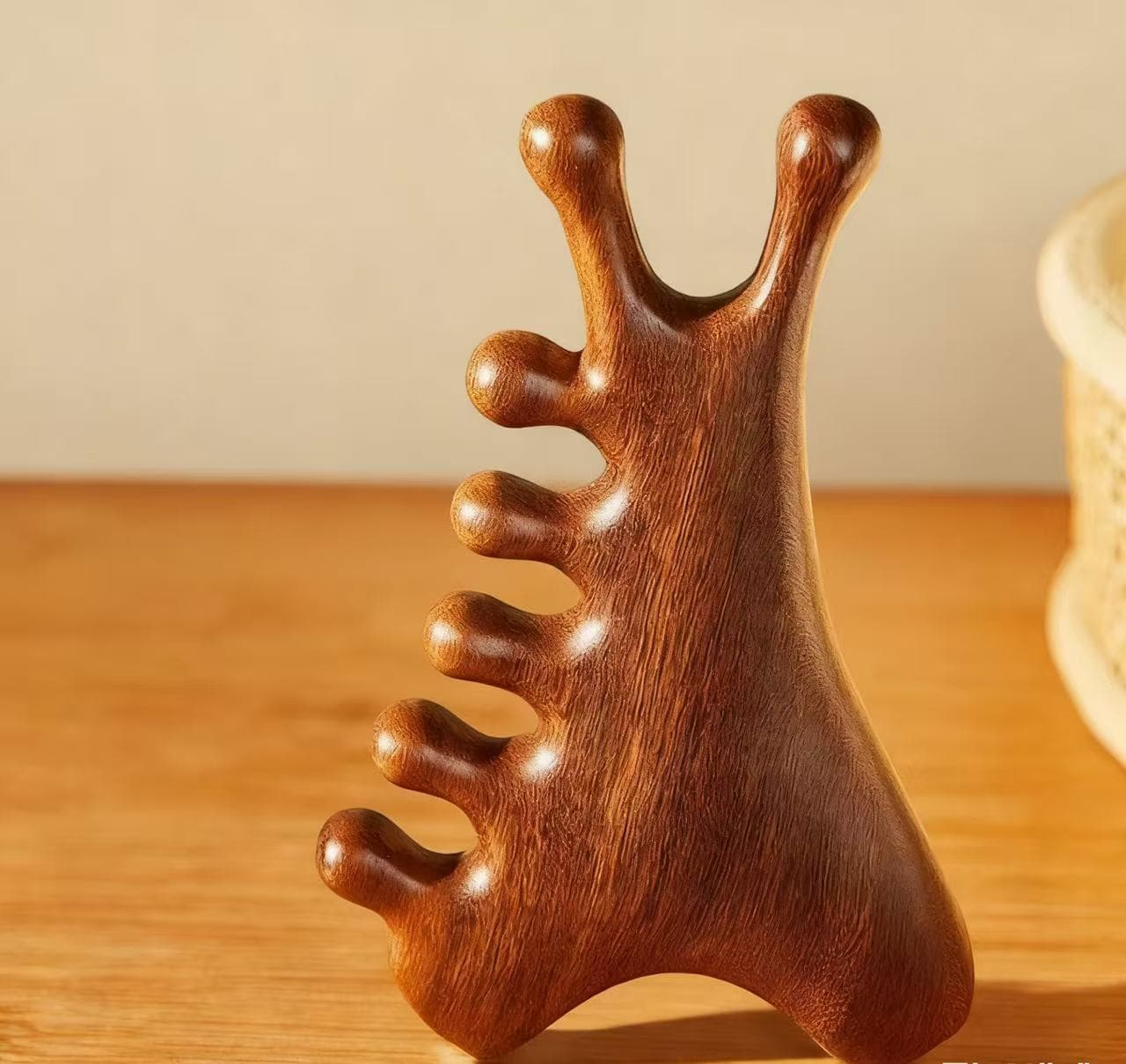 Pente Massageador Multifuncional para Couro Cabeludo - Escova de Dentes Largos para Terapia Capilar, Massagem de