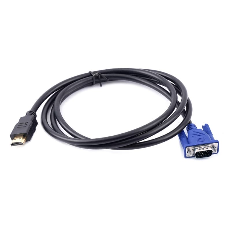 Cabo HDMI Para VGA 1.5M Banhado A Ouro Passivo Sem Chip Embutido Adaptador Monitor Projetor TV-OUT Necessário