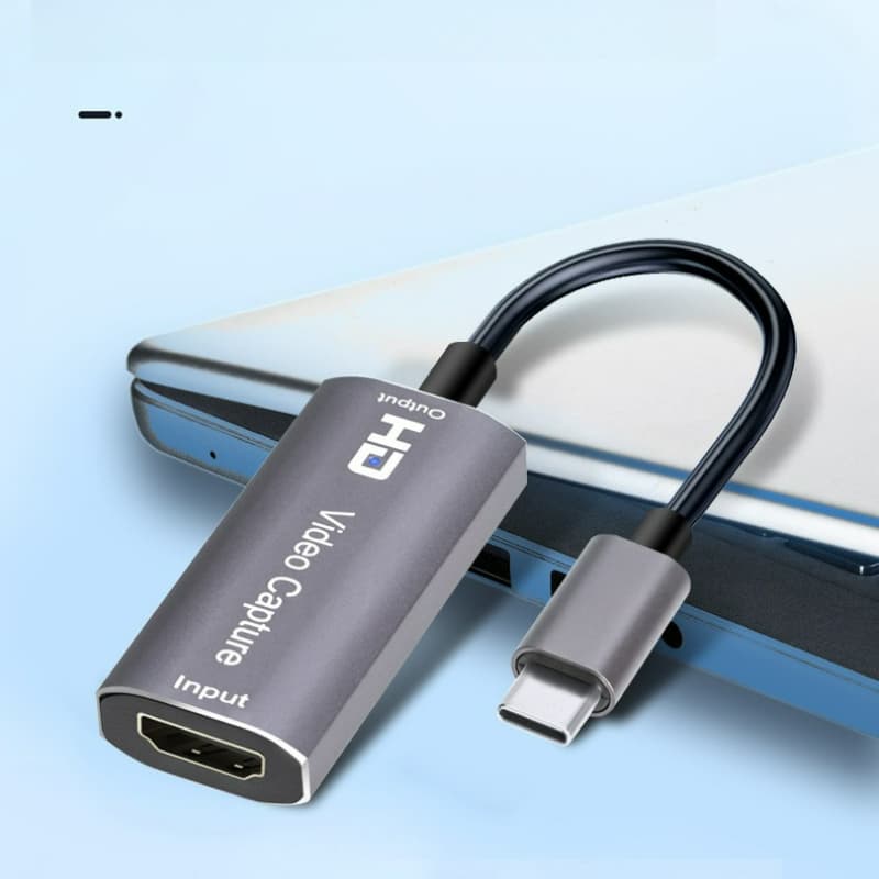 Placa de captura de vídeo HDMI 4K para USB C 1080P 60Hz para PS5 Switch