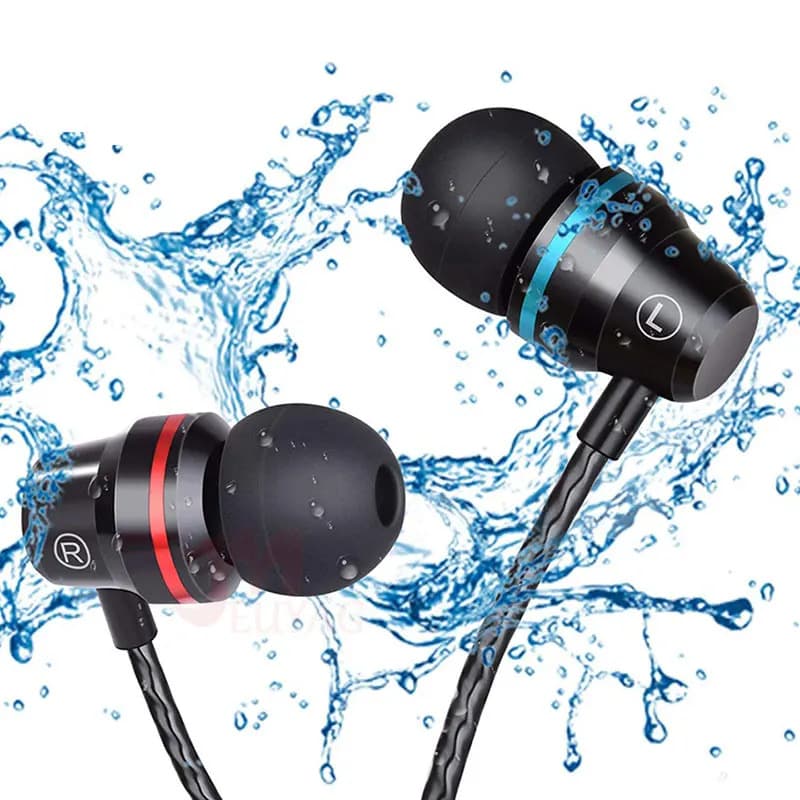 Fones de Ouvido com Fio para OPPO, Huawei, PC: Fones Estéreo Esportivos para Gamer, Mãos Livres com Microfone, Áudio