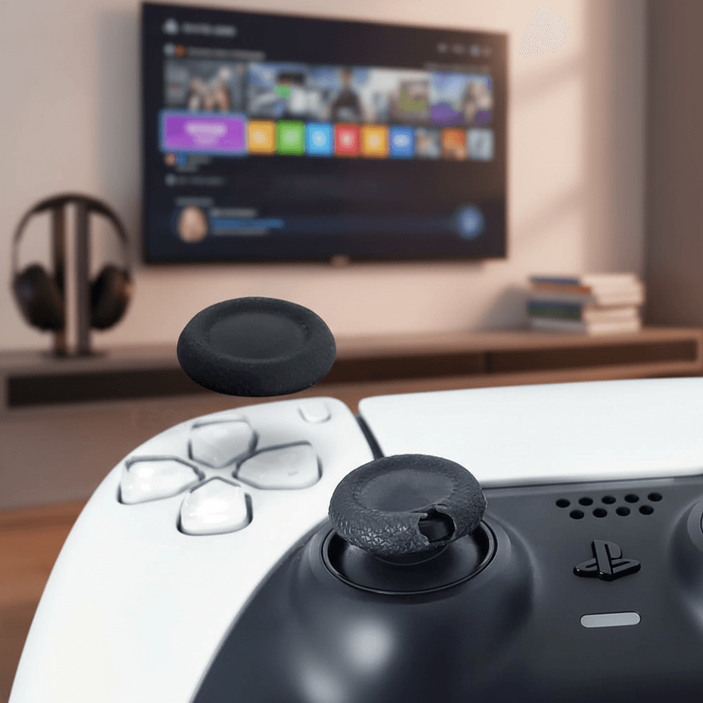 Tampas de Substituição para Thumbstick Compatíveis com Controle PS3/PS4/PS5, Capa de Grip para Joystick, Peças de