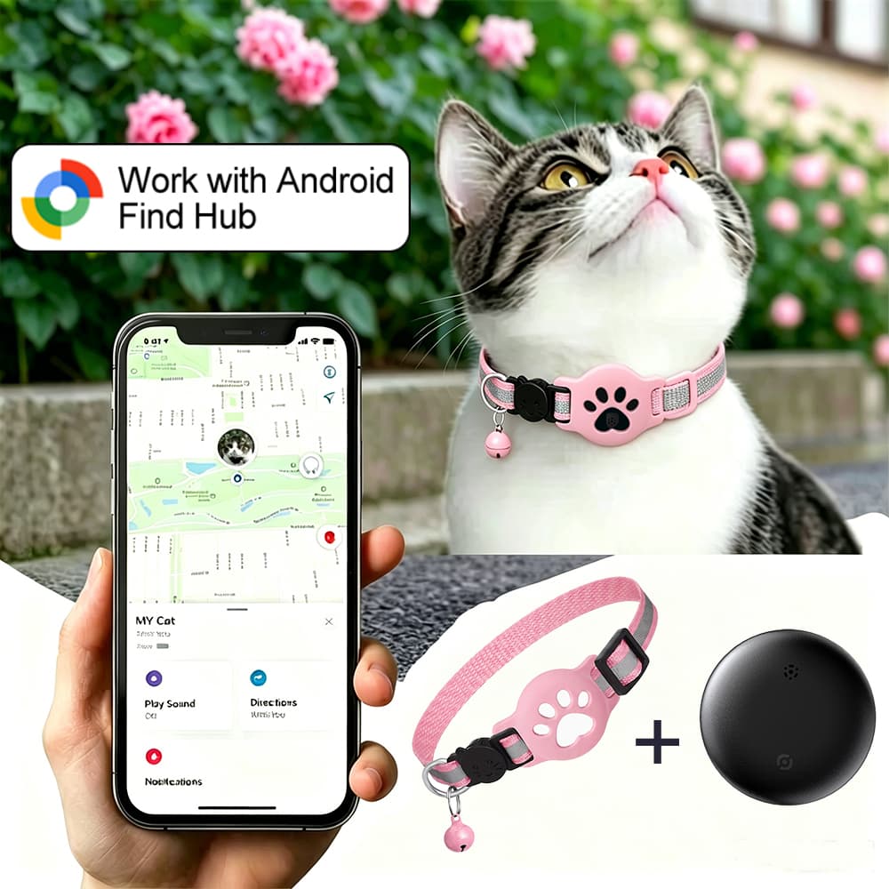 Rastreador GPS com Tag de Localização Inteligente para Coleira de Gato de Verão ao Ar Livre, Novo em 2026