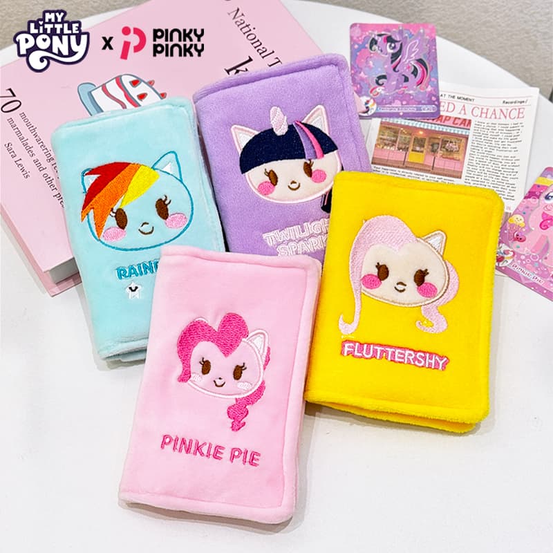 Porta-passaporte e Porta-cartões de Identificação My Little Pony, Twilight Sparkle Fluttershy, acessório portátil fofo