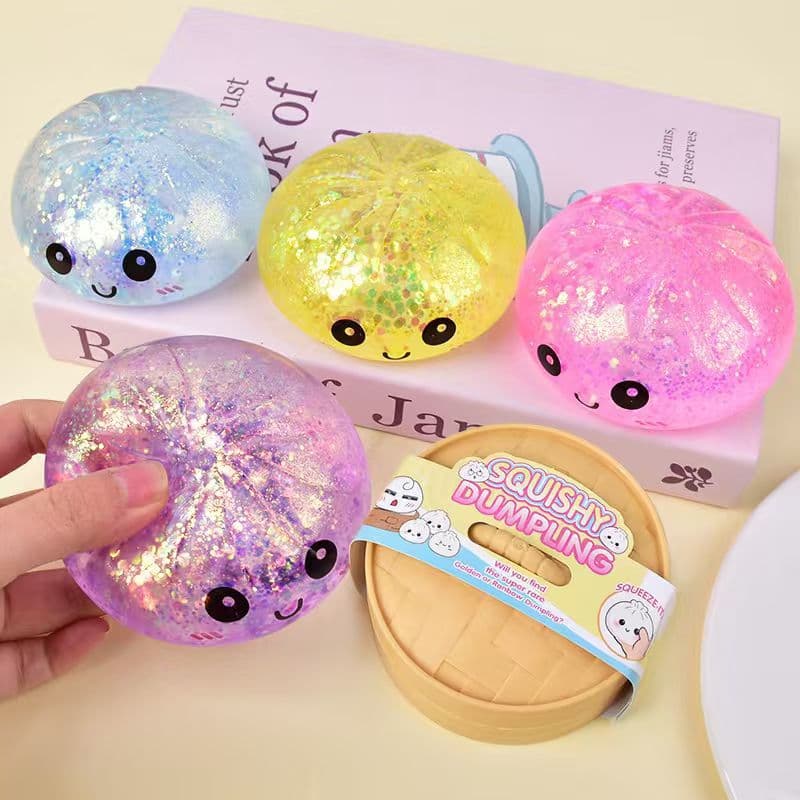 Brinquedos de alívio do estresse, fofos Baozi & Maltose, novidade para apertar e soltar, brinquedos antiestresse de