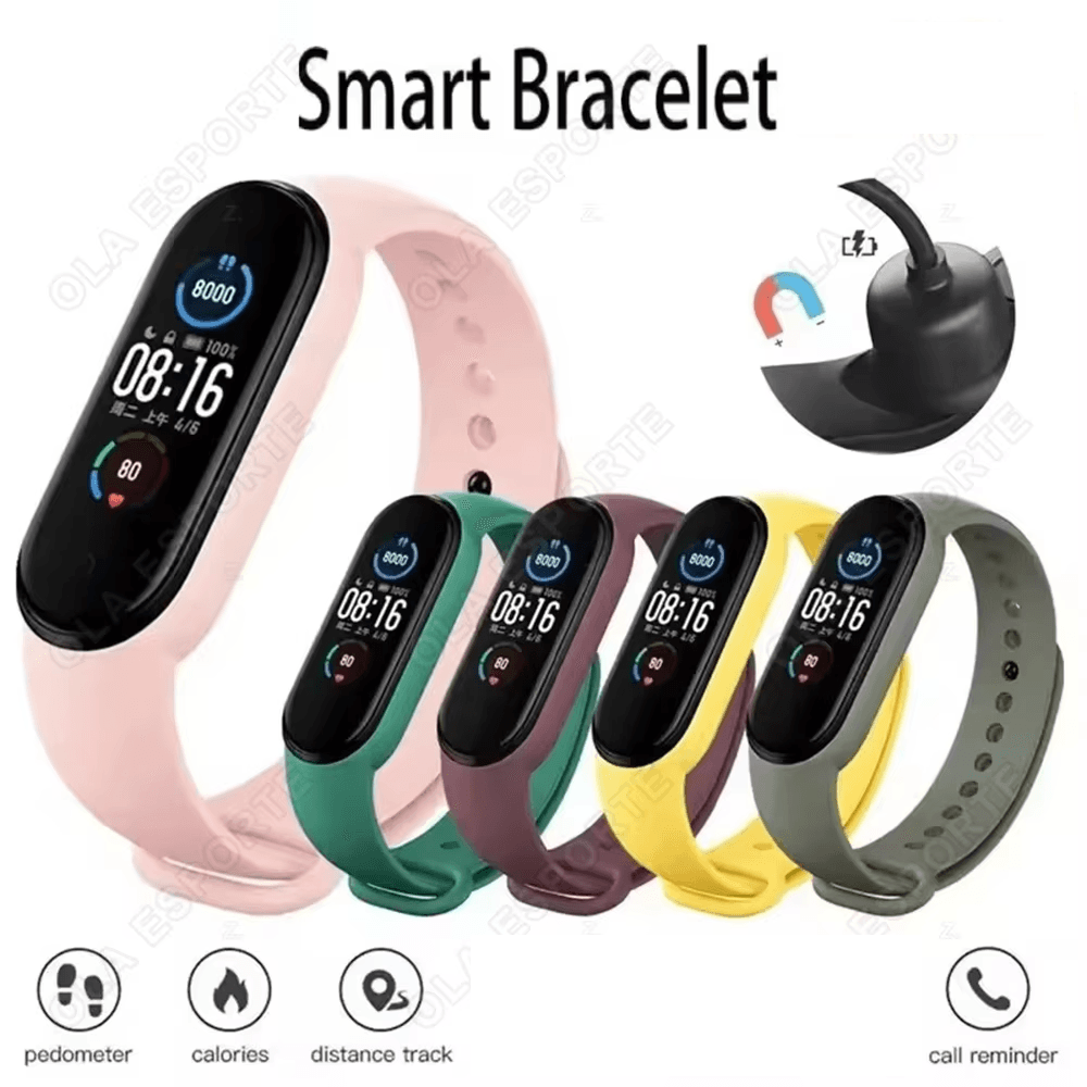 Relógio De Movimento De Banda Inteligente Contagem De Passos Bluetooth Telefone Síncrono Informações Smartwatch Para Hom