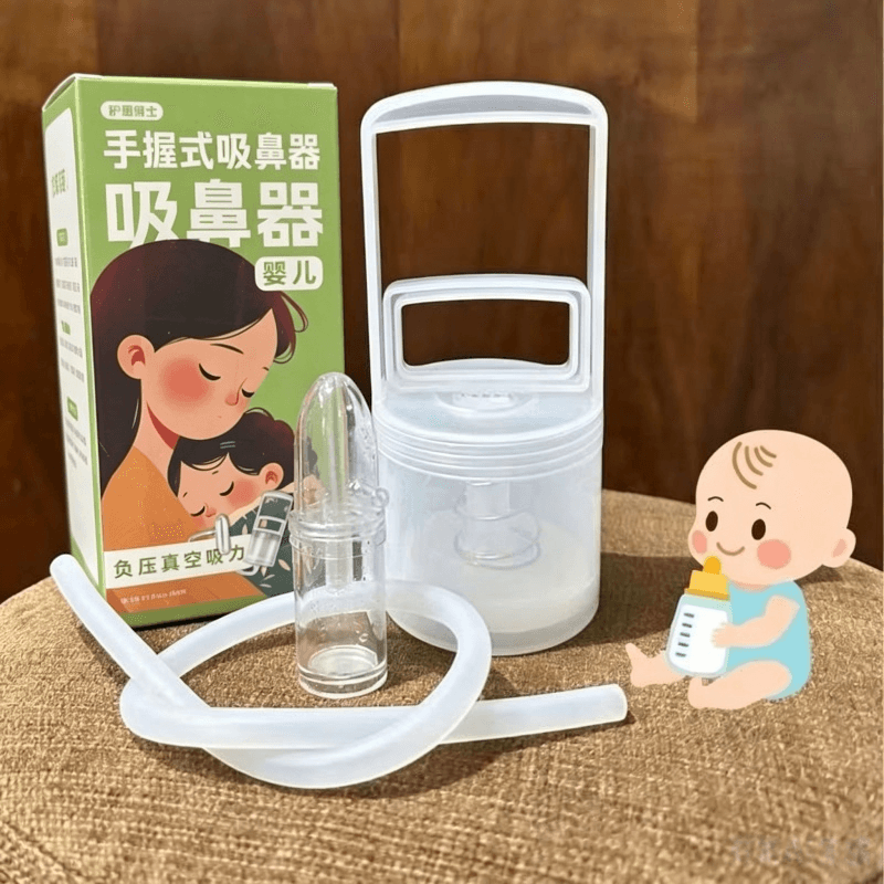 Aspirador Nasal Branco Suave para Bebês - Removedor de Sipon Ultimate & Sucção Nasal Segura para Recém-nascidos e