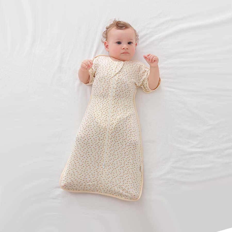 Saco De Dormir Para Recém-Nascidos Com Tecido Fino Respirável Modal , Anti-Susto Bebê Uso No Verão Primavera