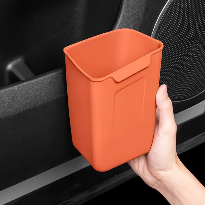 Lixeira Universal Para Porta De Carro , Mini , Organizador De Silicone À Prova D'água