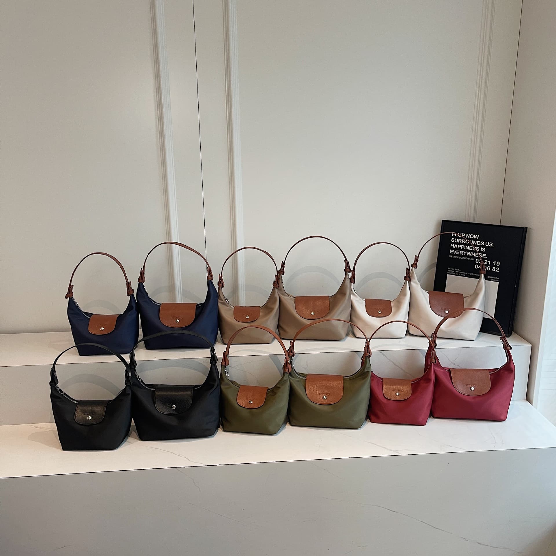 Bolsa de Nylon à Prova D'Água Design Niche, Bolsa de Mão para o Dia a Dia, Bolsa Tiracolo Moderna