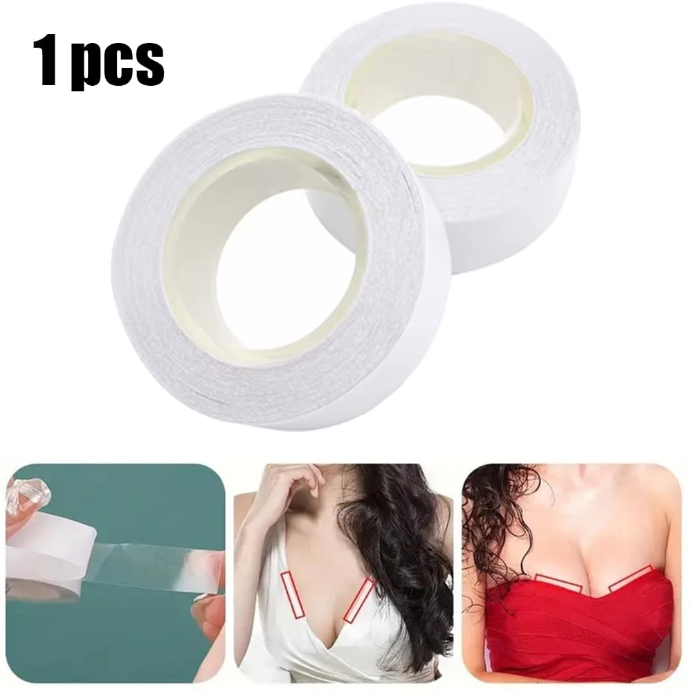 Fita Dupla Face Fashion para o Corpo, Fita Dupla Face Transparente para Roupas, Beleza e Moda, para Vestidos, Noivas,