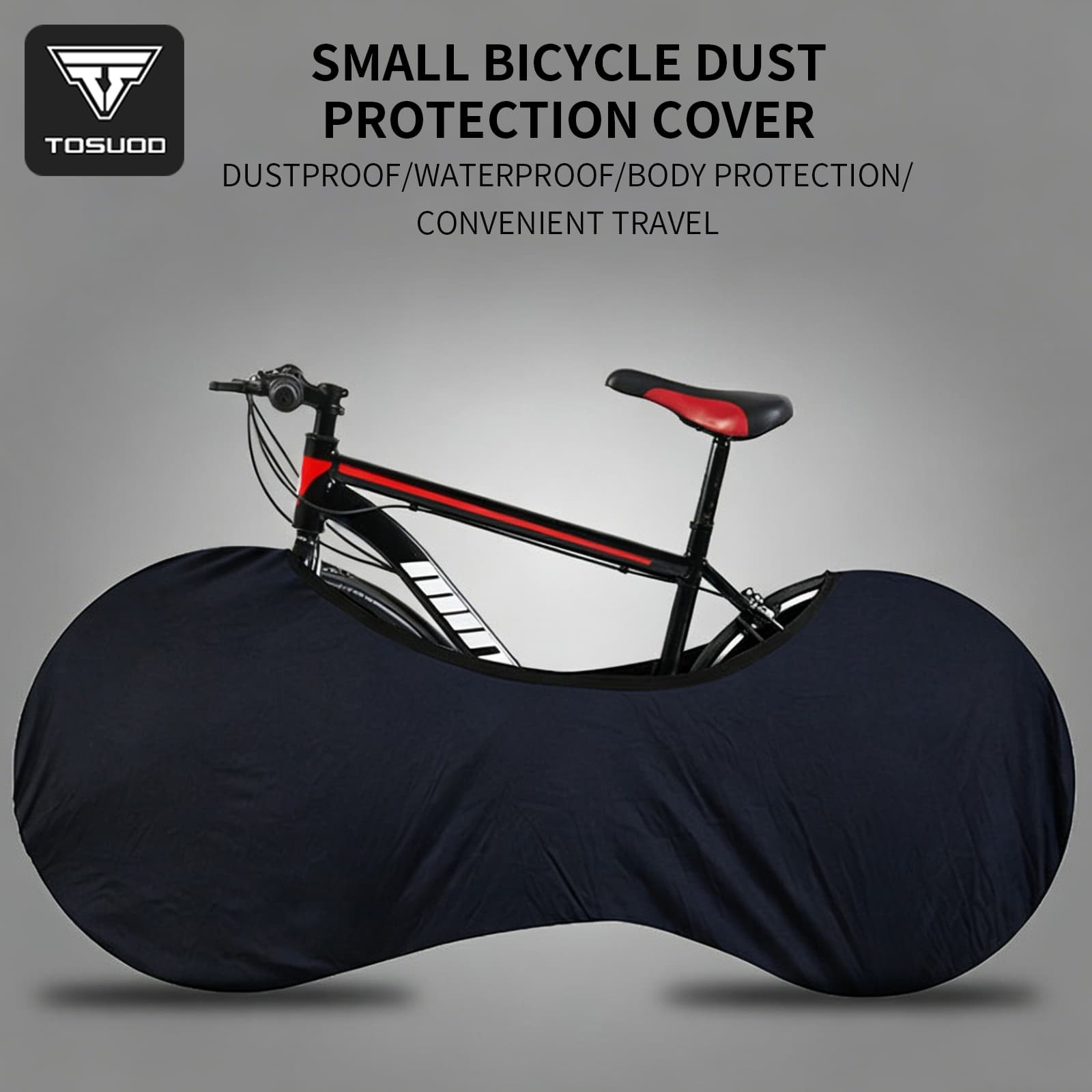 TOSUOD Bolsa à Prova de Poeira para Bicicleta, Capa Protetora para Mountain Bike e Road Bike, Bolsa de Armazenamento