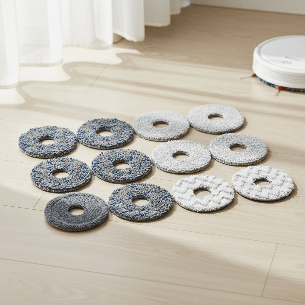 Substituição de almofada de esfregão para aspirador de robô Ecovacs Xiaomi Roborock Dreame X10+ X20 L10s.
