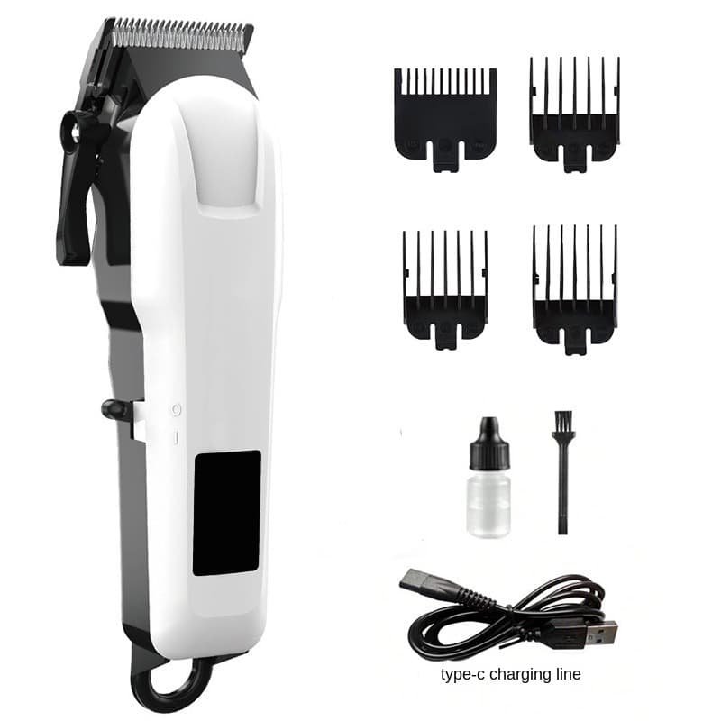 Máquina de cortar cabelo, aparador elétrico, máquina de barbear, ferramenta elétrica para corte caseiro para homens,