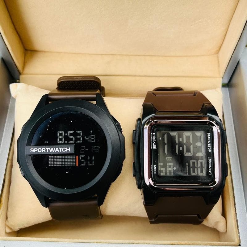 Casal Esportes Relógio Digital Masculino À Prova Dwaterproof Água LED Luminoso Eletrônico Compre Um E Ganhe