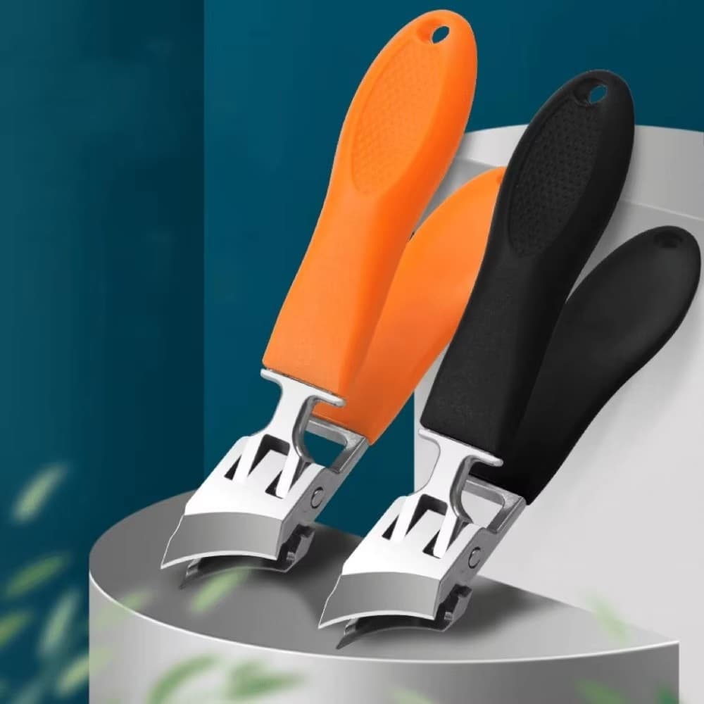 Alicate de Unha Inclinada com Abertura Larga Anti-Personalização, Cortador de Unha em Aço Inoxidável, Alicate para Unhas