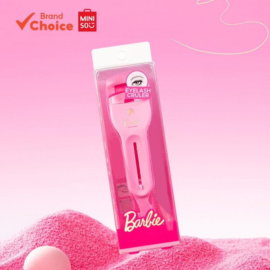 Modelador De Cílios Miniso 2 Em 1 , Ferramenta De Maquiagem Portátil Rosa De Longa Duração