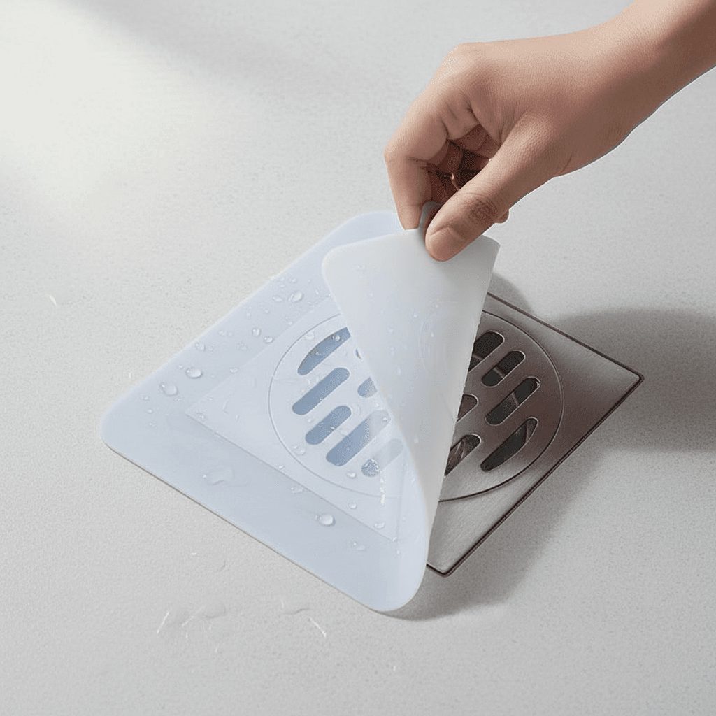 Tampa de Ralo de Piso em Silicone Denso para Banheiro Bloqueador de Odor Selo à Prova de Insetos Protetor de Piso para
