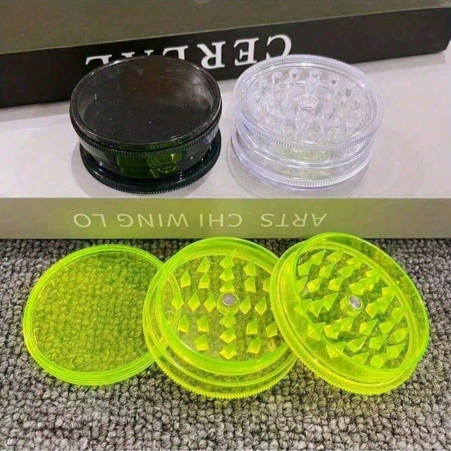 Moedor de Temperos Manual 60 mm de 3 Polegadas, Liga de Zinco, 4 Camadas, Prático e Versátil