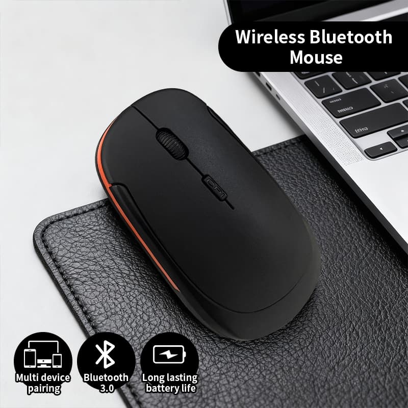 Mouse sem fio 2,4G de um só modo, mouse para computador a pilha, mouse jiggler USB com longa duração de bateria, visual