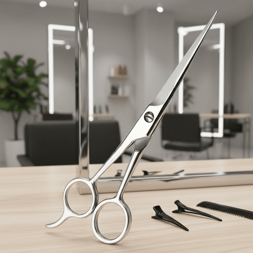 Tesouras Profissionais para Corte de Cabelo Aço Inoxidável 6.5 Lâminas Afiadas Barbeiro/Shear para Bigode para Todas