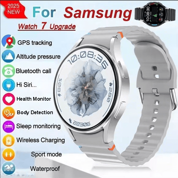 Para Smartwatch Relógio Inteligente Tela Amoled Chamada De Voz Freqüência Cardíaca Gps Rastreador Relógios Esportivos Ga