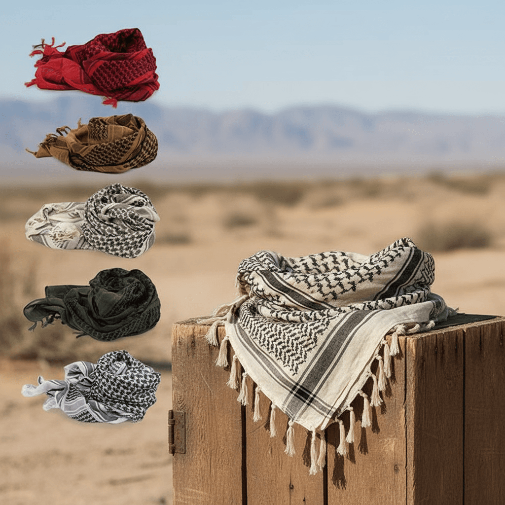 Cachecol Unissex Universal - Proteção Leve Contra Sol e Vento para Excursões no Deserto/Exterior/Vida Diária