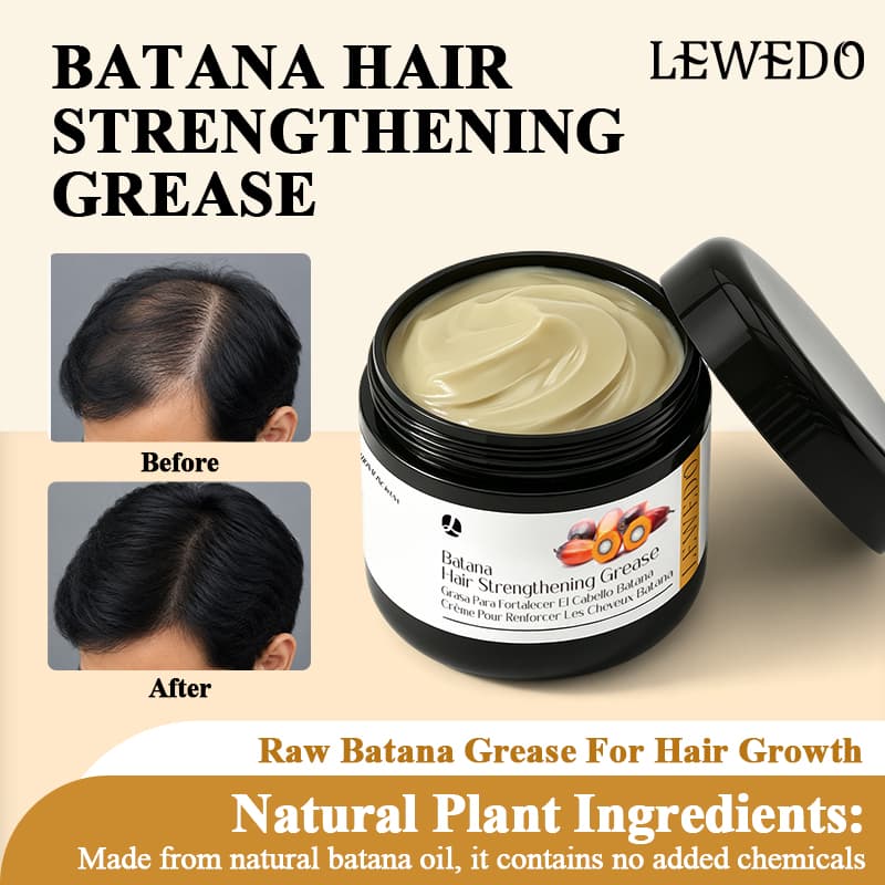Tratamento Fortalecedor de Cabelo LEWEDO Batana Creme Capilar Creme de Reparação de Cabelo 20 g