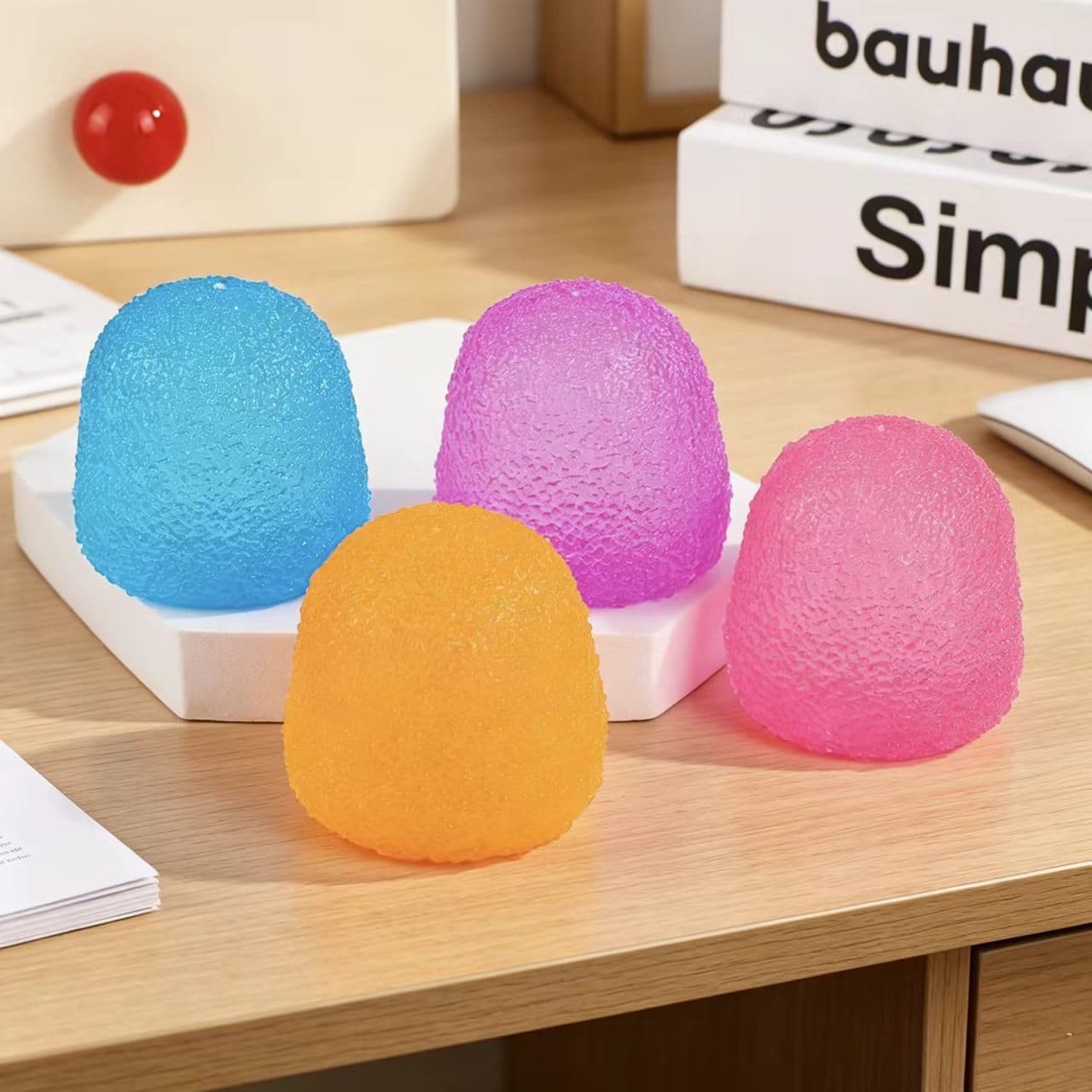 Brinquedo Squishy Swirl Cube de Alívio de Estresse em Forma de Goma com Super Sólido