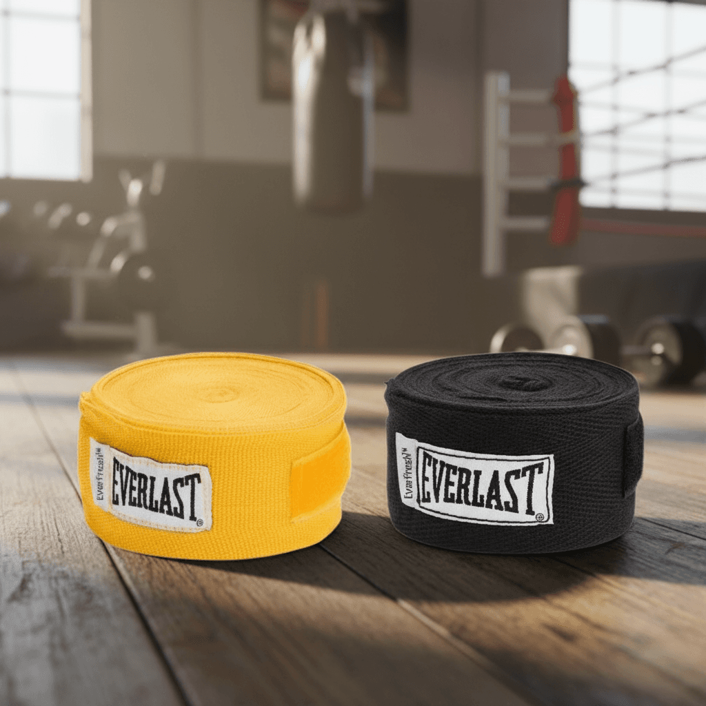 C2Pcs 1 Par de Bandagens de Algodão Protetoras Everlast 3M 5M para Esportes de Boxe