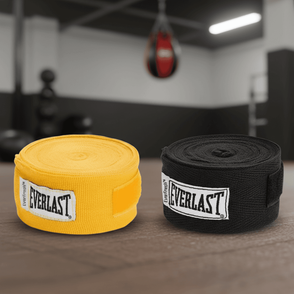 Everlast C2Pcs 1 Par de Bandagens de Algodão 3M 5M para Proteção em Esportes de Boxe