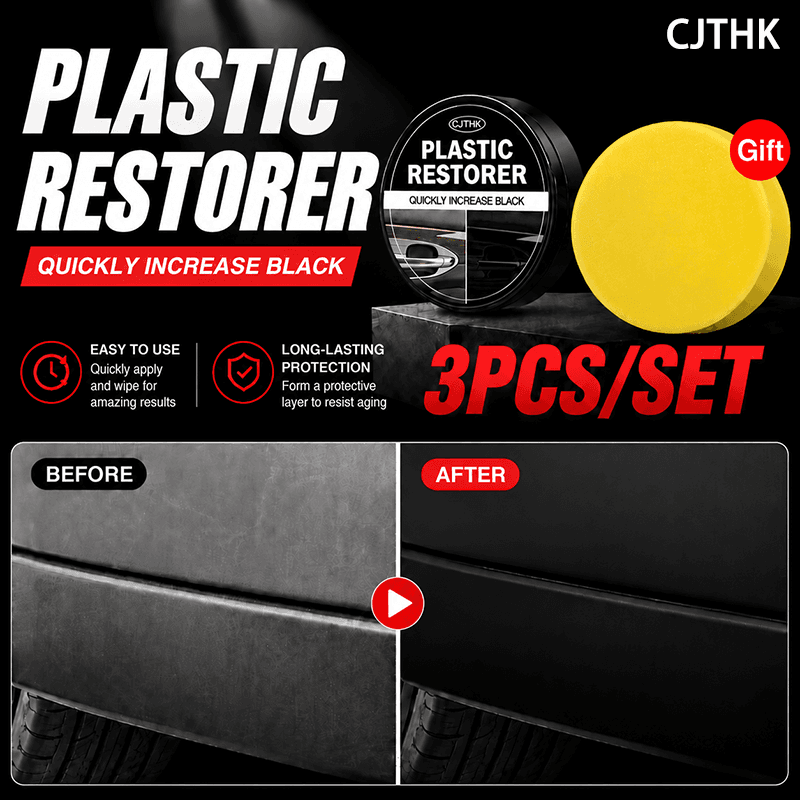 Creme Restaurador De Plástico Para Carro De Volta Ao Agente De Cuidados Com Revestimento De Cera Polonês Interior Preto