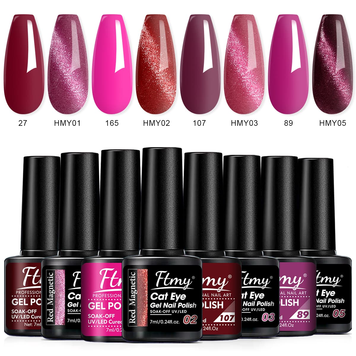 7ml Novo Gel de Unhas Fototerapia de Cor, Gel LED/UV de Alta Saturação, Brilho Duradouro, Firme, Gel de Unhas de Salão