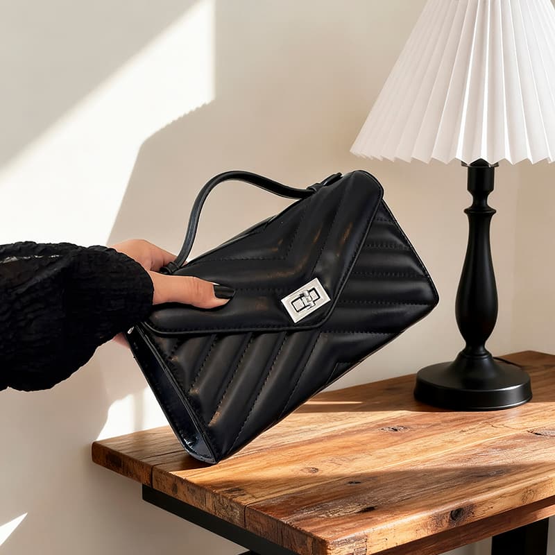 Textura de alta qualidade, novo design super popular - bolsa tiracolo de ombro único, bolsa de mão casual, bolsa